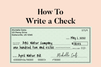 How to Write a Check