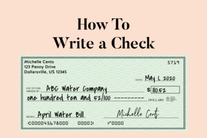 How to Write a Check